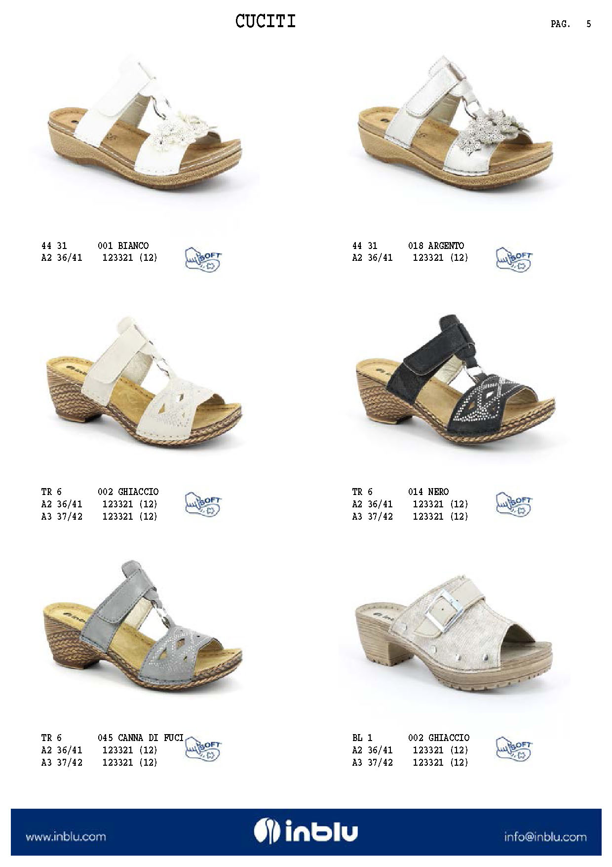 Sandali inblu 2017 outlet